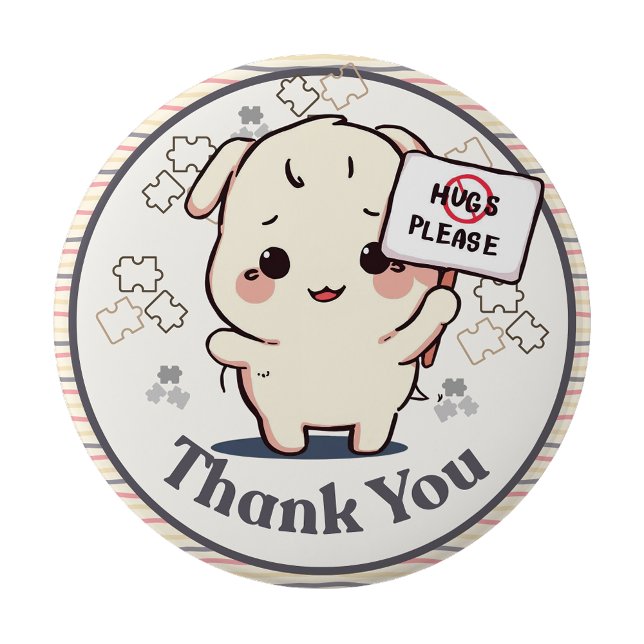 I'm autistic No Hugs please pin Button badge (I'm autistic No Hugs please pin Button badge)