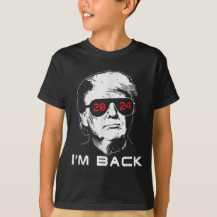 Im Back Trump 2024 Patriotic Take America Back Ele T-Shirt