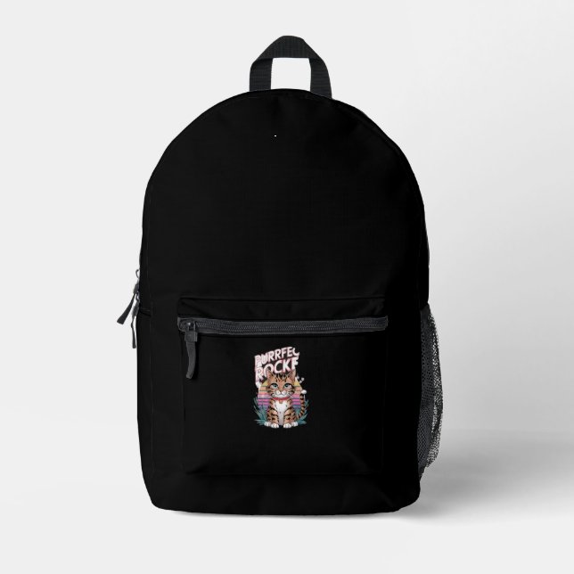 I'm Barking Mad for You! Dog Printed Backpack (Front)