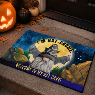 I'M Bat-Gnome! Welcome Doormat