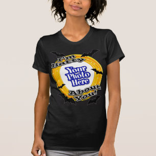 I'm Batty About You Photo Scary Bats Black T-Shirt