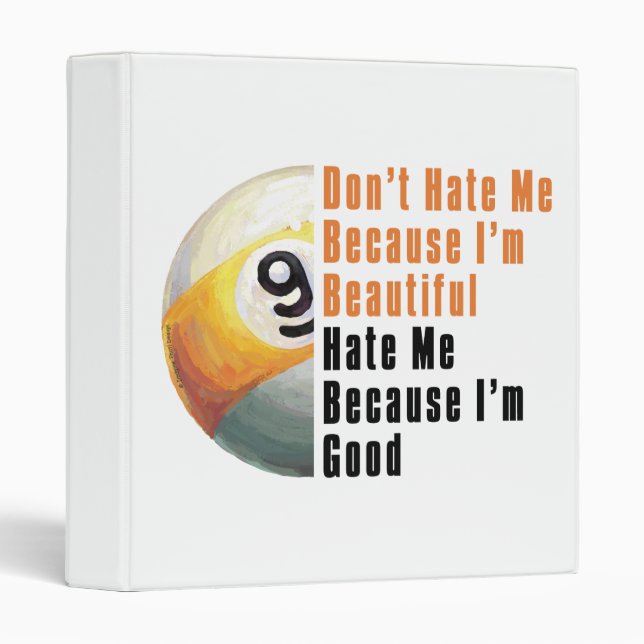 Im Beautiful Im Good 9 Ball Binder (Front/Spine)