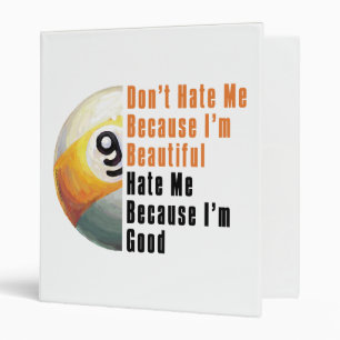 Im Beautiful Im Good 9 Ball Binder