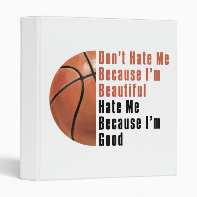 Im Beautiful Im Good Basketball Binder (Front/Spine)