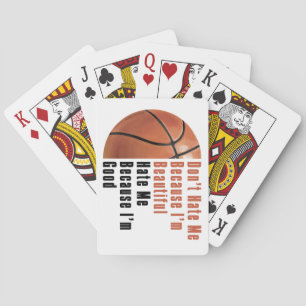 Im Beautiful Im Good Basketball Playing Cards