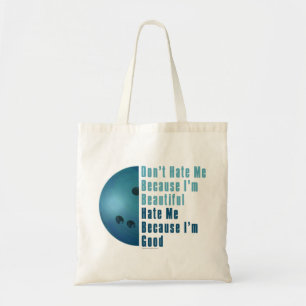 Im Beautiful Im Good  Bowling Blue Tote Bag