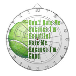 Im Beautiful Im Good Tennis Ball Dartboard