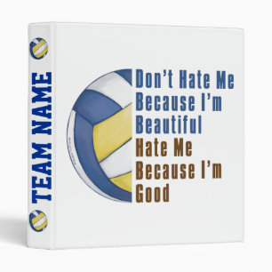 Im Beautiful Im Good Volleyball Binder