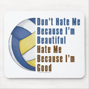 Im Beautiful Im Good Volleyball Mouse Pad