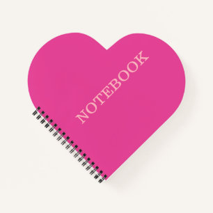 "I'm Beautiful Pink" Heartshaped Notebook