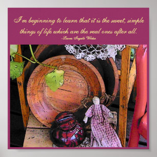 I'm beginning to learn that...Quote Poster