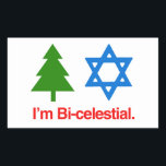 I'M BICELESTIAL STICKER<br><div class="desc">Holiday Humour, LGBTQ Designs and Funny Christmas Gifts From LGBTShirts.com Shop for Everyone at LGBTshirts.com - Browse over 10, 000 LGBTQ Gifts, Holiday Humour, Equality, Slang, & Culture Designs. The Most Unique Gay, Lesbian Bi, Trans, Queer, and Intersexed Apparel on the web. SHOP MORE LGBTQ Designs and Gifts at: http://www.LgbtShirts.com...</div>