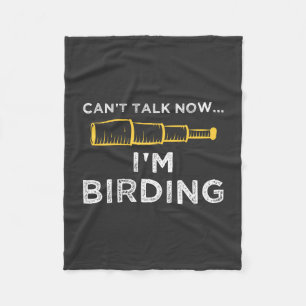 I'm Birding Fleece Blanket