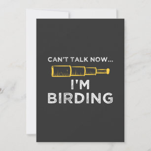 I'm Birding Invitation
