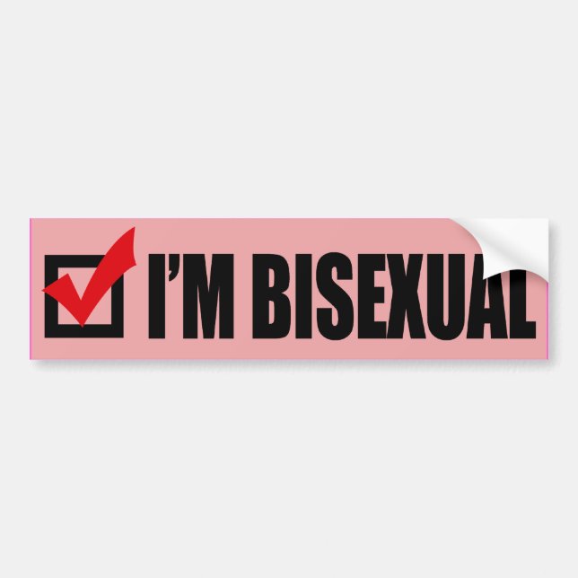 I'M BISEXUAL - (2).png Bumper Sticker (Front)