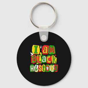 Im Black History Month African American Black Men Keychain