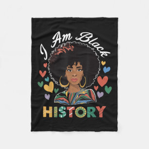 Im Black History Month African American History Ce Fleece Blanket