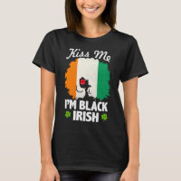 I'm Black Irish St Patrick's Day, African Woman
