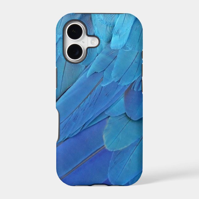 I'm blue - cool parrot feathers (Back)