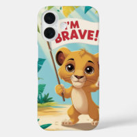 "I'm Brave!" with a Cute Puppy
