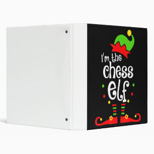 im chess elf xmas family friend christmas gift binder