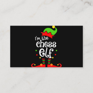 im chess elf xmas family friend christmas gift business card