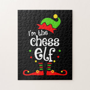 im  chess elf xmas family friend christmas gift jigsaw puzzle