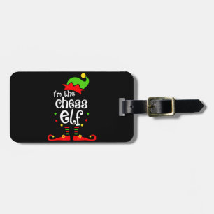 im  chess elf xmas family friend christmas gift luggage tag