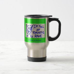 Im complètement de la tasse psychotique de voyage