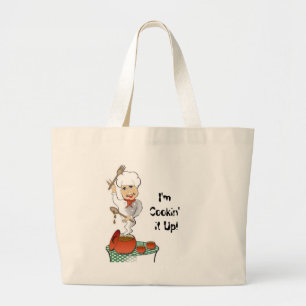 I'm Cookin' it Up! Large Tote Bag
