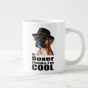 I'm Cool Boxer Dog Large Coffee Mug