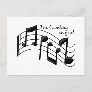I'm Counting On You! Postcard