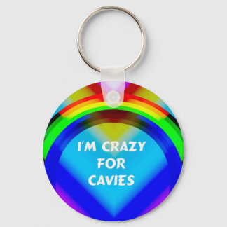 I'm Crazy for Cavies Guinea Pig Keychain