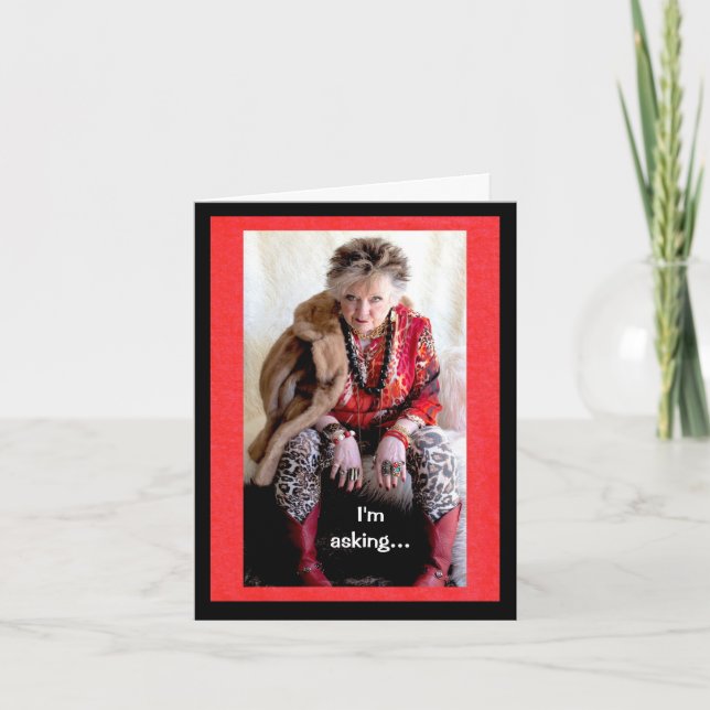 I'm Curious about rolling your eyes Card (Front)