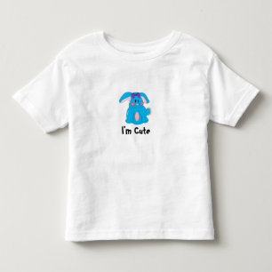 I'm Cute Blue Bunny Toddler T-shirt