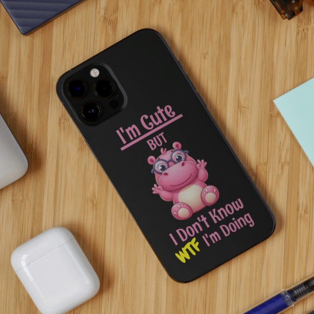 I'm Cute, But WTF Am I Doing Case-Mate iPhone Case (Creator Uploaded)