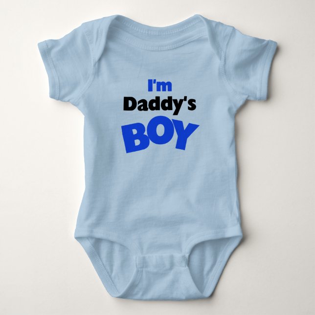 I'm Daddy's Boy Baby Bodysuit (Front)