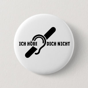 I'm deaf. Dead, hard of hearing. Read Lip 2 Inch Round Button