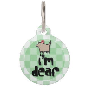 I'm Deaf Pet ID Tag