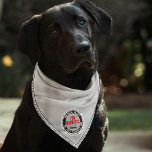 I'm Diabetic Pet Medical Alert Custom Name Grey Bandana<br><div class="desc">This highly visible grey and black bandana for diabetic dogs and pets features a border of cute paw prints and "medical alert" text. Additional text is customizable with your pets name and medical concern and will give you peace of mind in the event of an emergency. Fire, rescue and first...</div>
