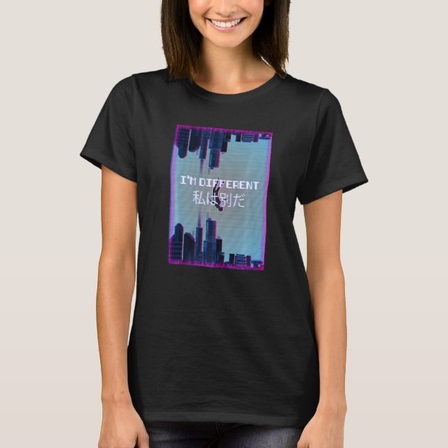 I'm Different Aesthetic Vaporwave 90's T-Shirt (Front)