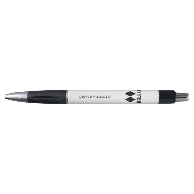 I'm Difficult Ski Slopes Double Black Diamond Pen (Front)