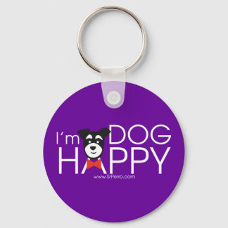 I'm Dog Happy Keychain