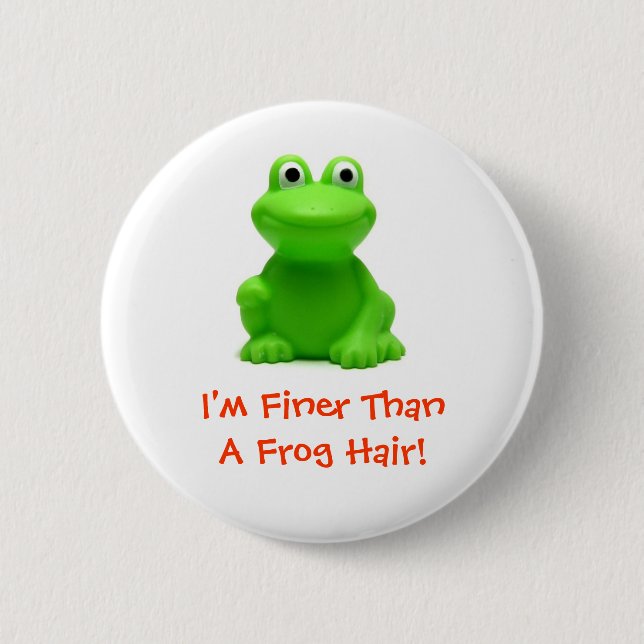 I'm doing just fine! 2 inch round button (Front)