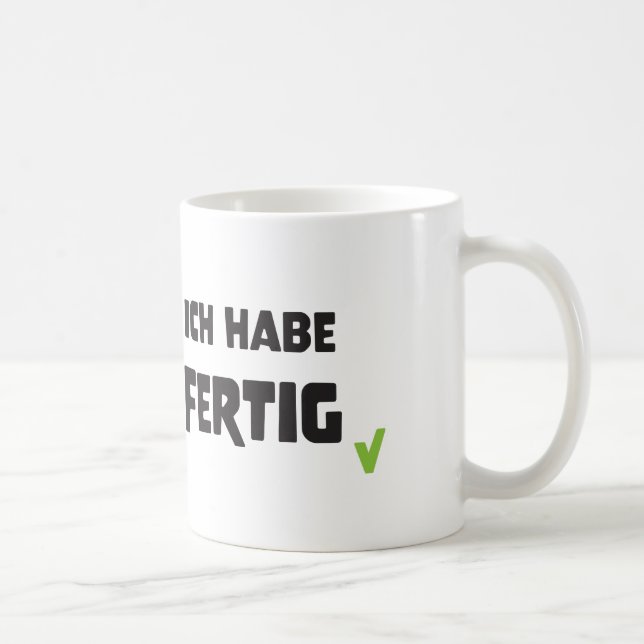 I'm done coffee mug (Right)