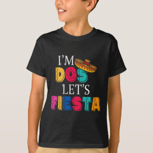 I'm Dos Let's Fiesta Taco Twosday 2nd Birthday 2 Y T-Shirt