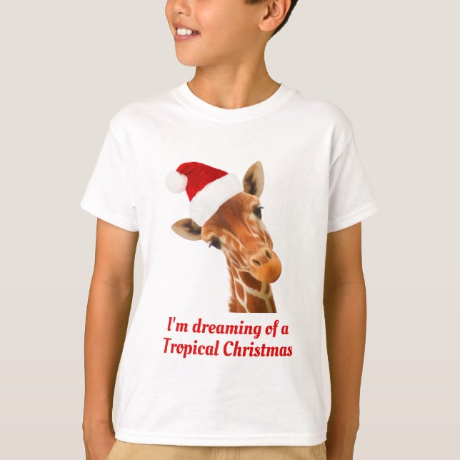 I'm dreaming of a Tropical Christmas | T-shirt (Front)