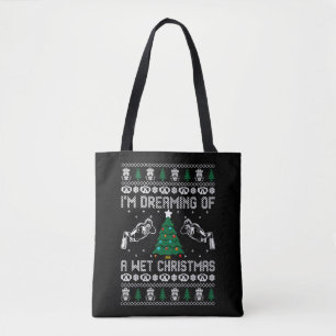 Im Dreaming Of A Wet Christmas Tote Bag