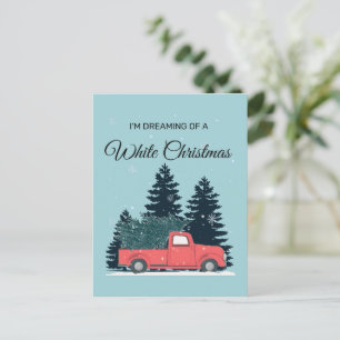 I'm Dreaming Of A White Christmas Postcard