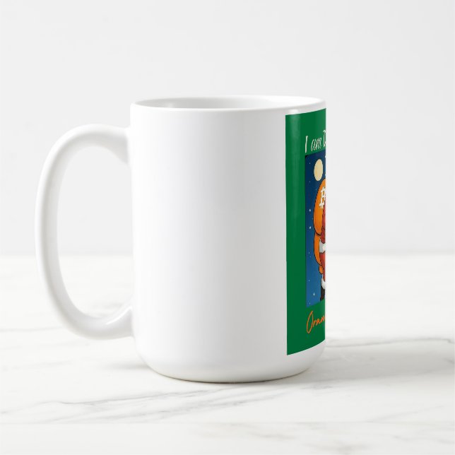 I'm Dreaming of an Orange Christmas Bitcoin Lovers Coffee Mug (Left)